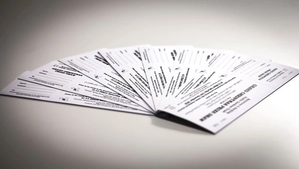 Printed Raffle Tickets